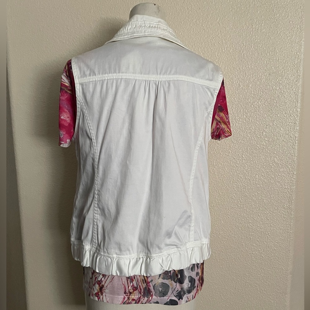 Drawstring Zipper Vest - Picture 4 of 4